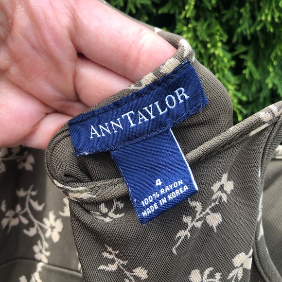 Ann Taylor 90s Empire spaghetti Strap dress - Picture 3 of 3